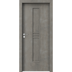 Porta STYL 1 s plnou doskou Betón Svetlý 